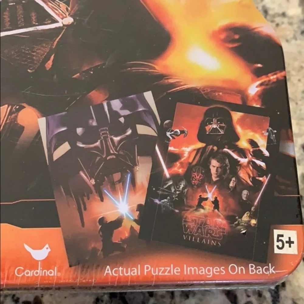 Star Wars Villains 2 15 x 11 Jigsaw Puzzle Pack Metal Tin Ages 5+ New